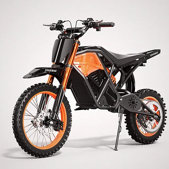 Adult Electric Dirt Bike Mountain Bike with 3000W Brushless Motor 48V 23Ah