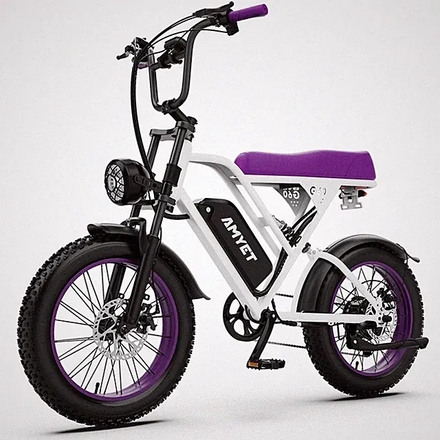 AMYET Electric Bike Adult E-Bike Peak 1500W 48V 20AH Electric Bicycle Fat Tire