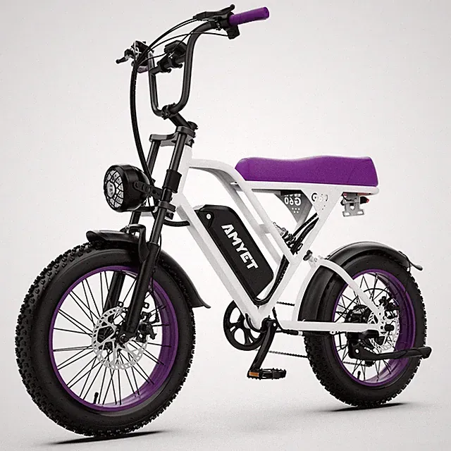 AMYET Electric Bike E-Bike Peak 1500W 48V 20AH Adult Bicycle Fat Tire Dual Shock