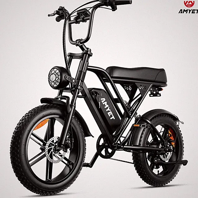 AMYET G60 Electric Bike E-Bike 1500W 48V 20AH Adult e Bicycle 20" Fat Tire US