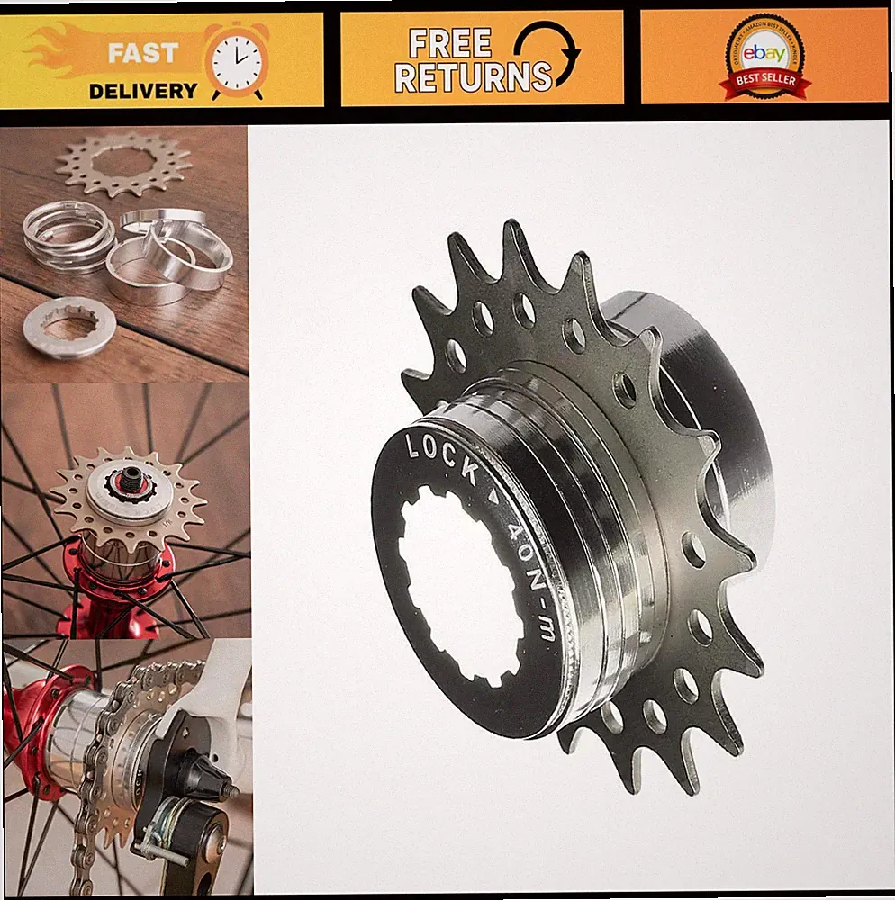 Fixie Bike Conversion Kit - Single Speed Shimano/Sram Compatible Hub Adaptor for