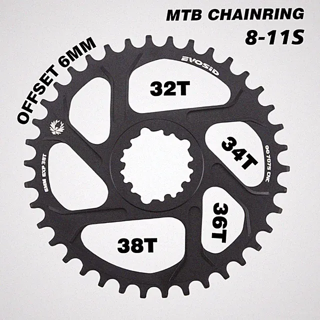 MTB Bicycle Crankset Mountain Bike Chainwheel 32T 34T 36T 38T 11 Speeds