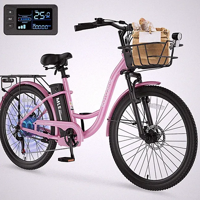 NAIZEA Adults Electric Bike 700W Peak Power Commuter Ebike & 36V 10.4Ah Battery