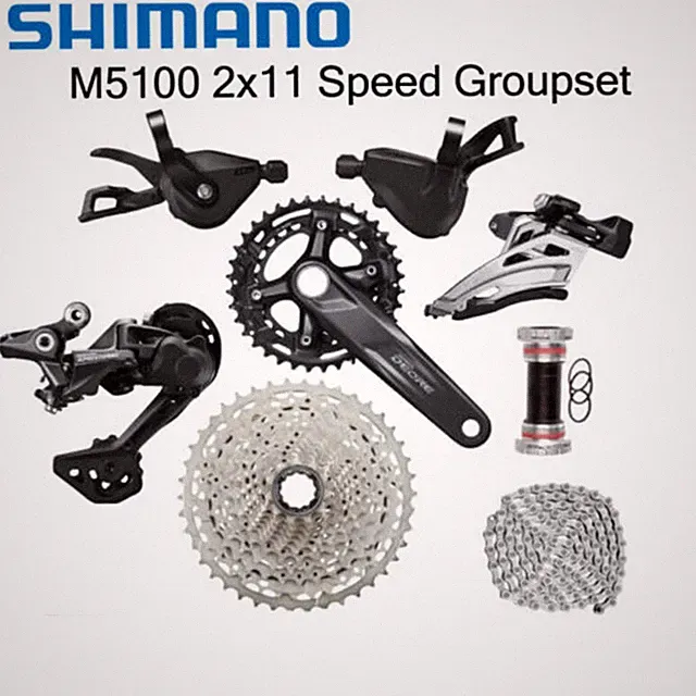 Shimano Deore M5100 2x11 Speed 36-26T 170 175 11-42T Groupset MTB